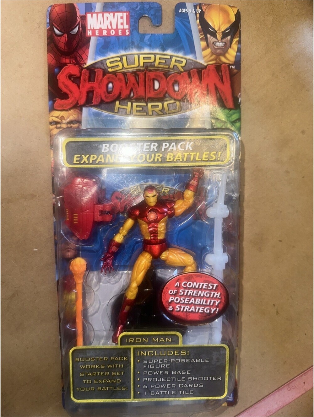 Marvel Legends Super Hero Showdown Booster Pack Poseable Figure IRON MAN